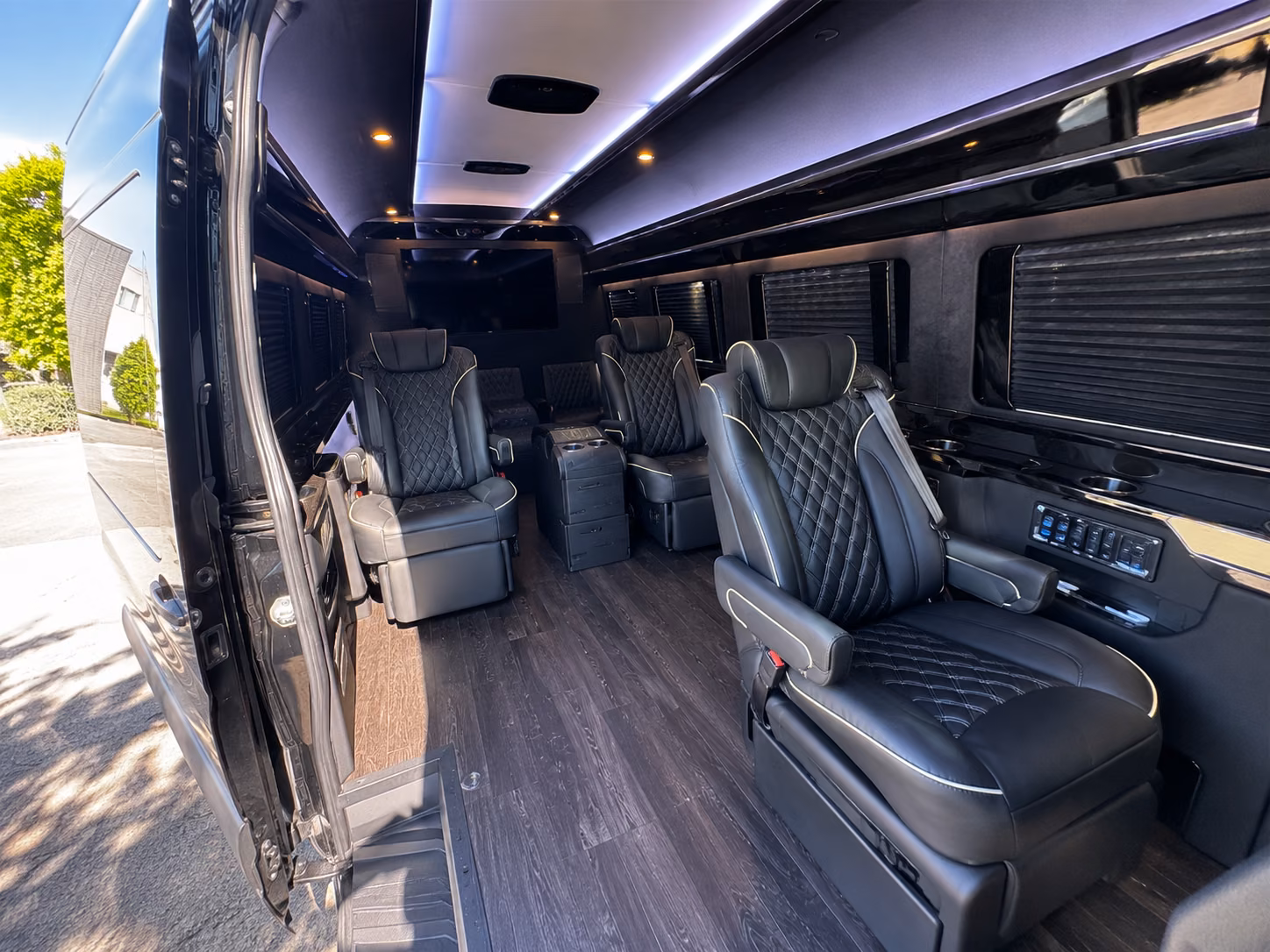 murrieta wedding transportation onboard seating